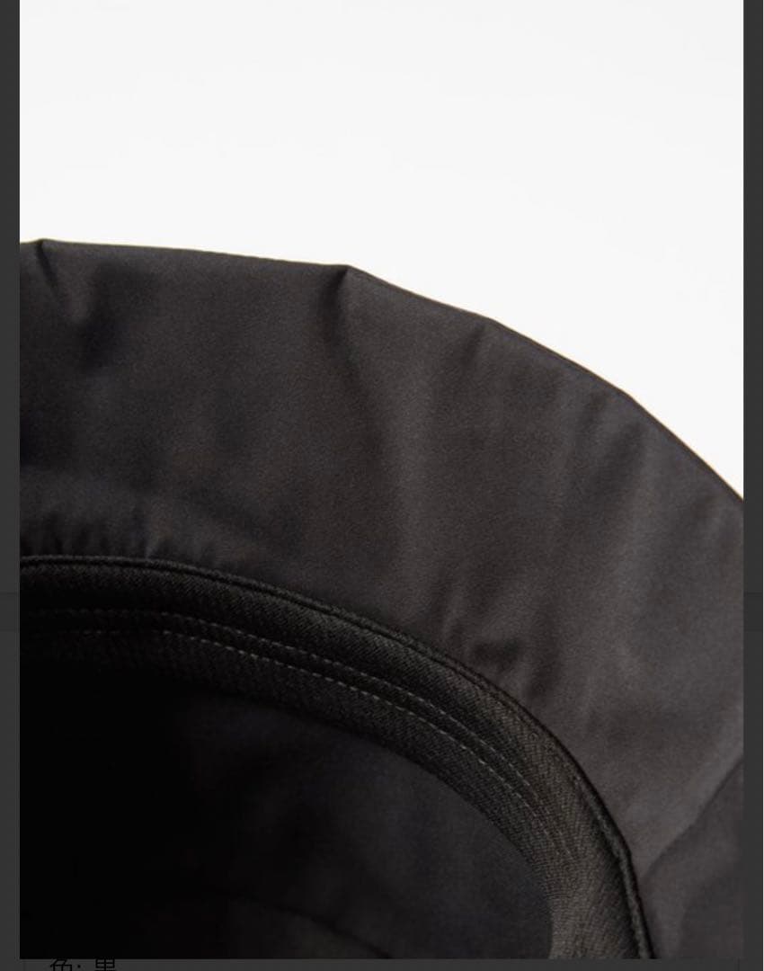 新品！MONCLER☆ロゴプリントナイロンバケットハット