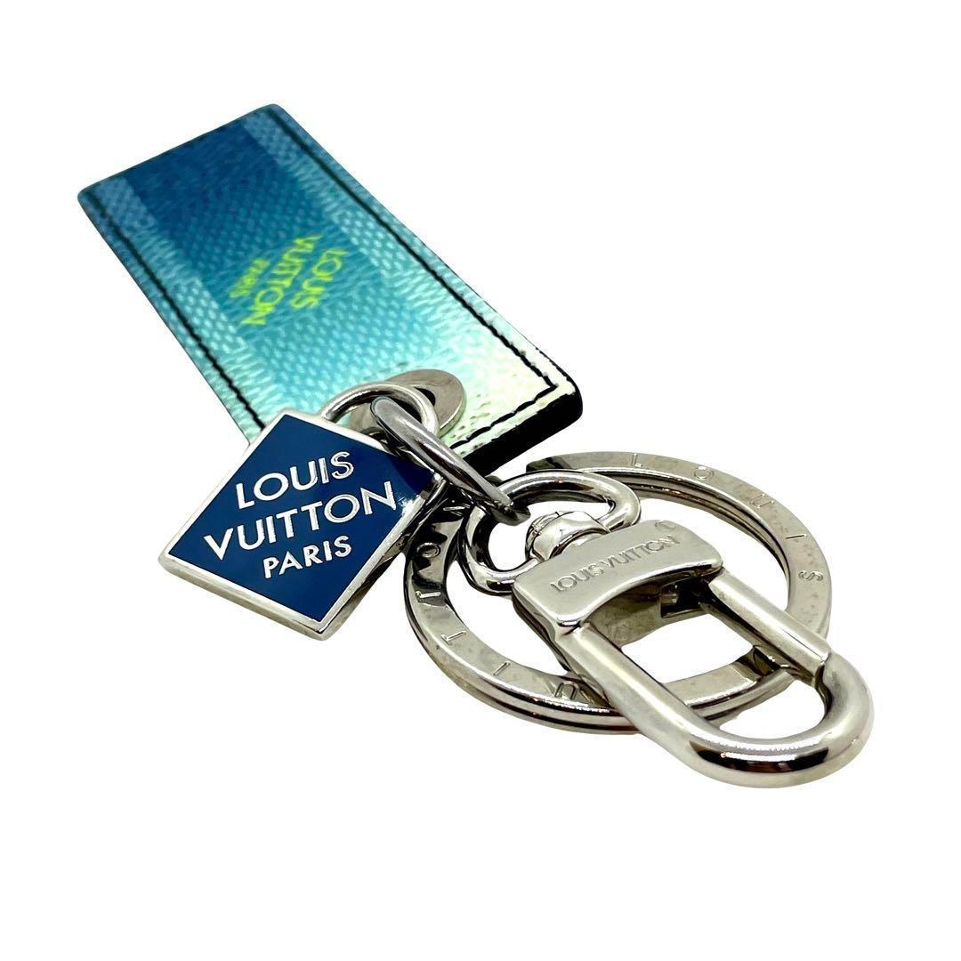 一点物 正規品 ルイヴィトン キーリング M00735 ダミエ ストライプス人気