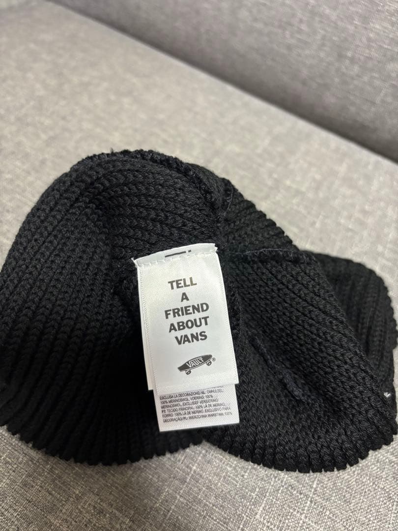 WTAPS VANS 黒 ニット帽