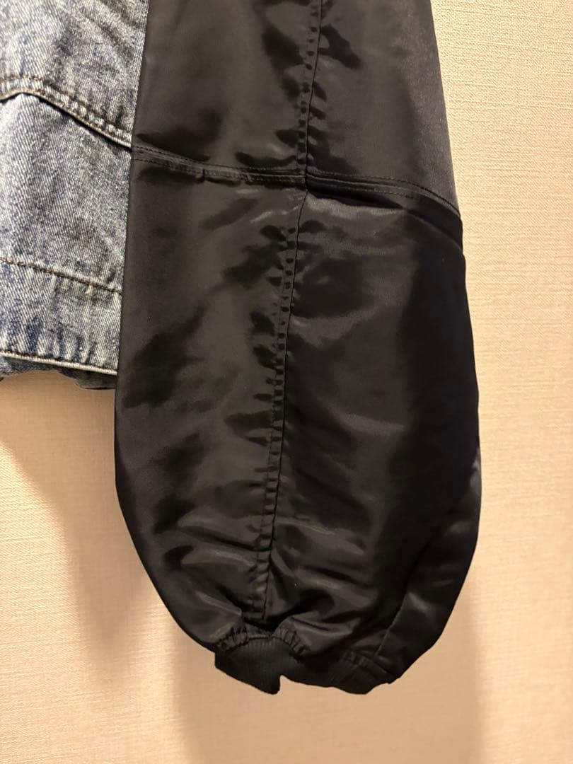 デニムコンビネーションブルゾン ケミカルブルー/esica エシカ 同型