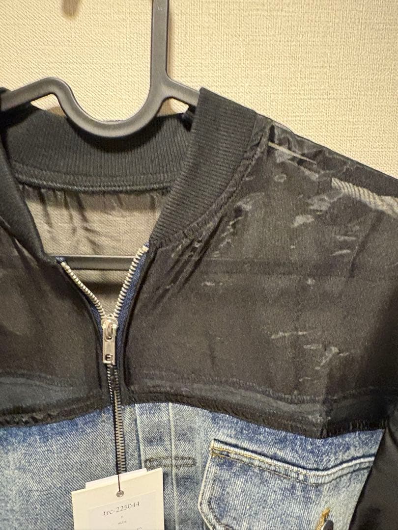 デニムコンビネーションブルゾン ケミカルブルー/esica エシカ 同型