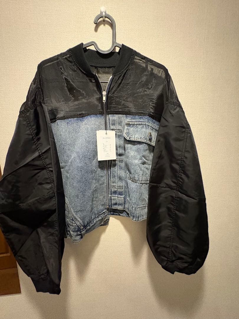 デニムコンビネーションブルゾン ケミカルブルー/esica エシカ 同型