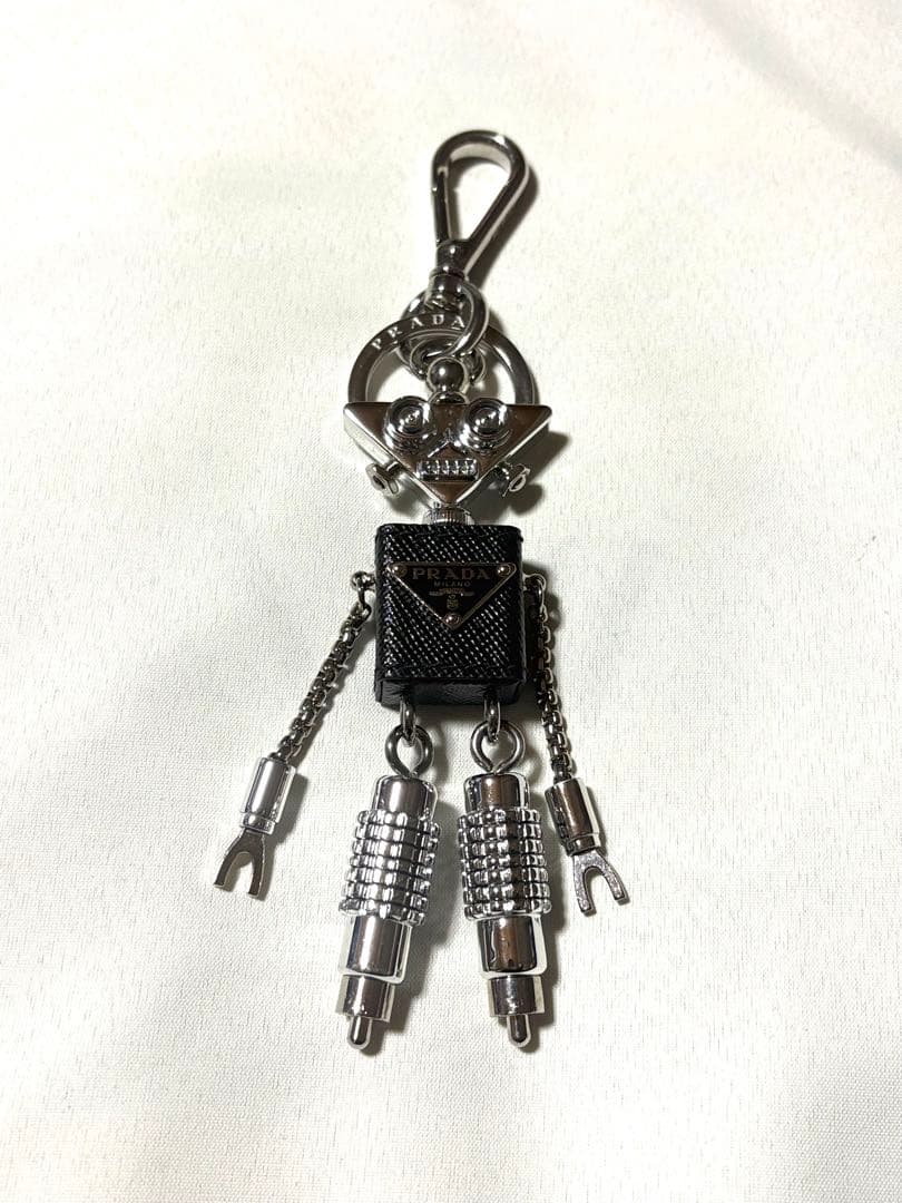 PRADA プラダ ロボットサフィアーノレザーバッグチャーム