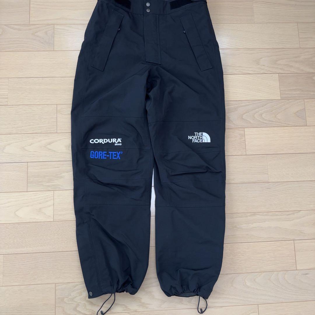 シュプリーム　ノースフェイス　エクスペディション　オーバーオール　ビブパンツ　黒