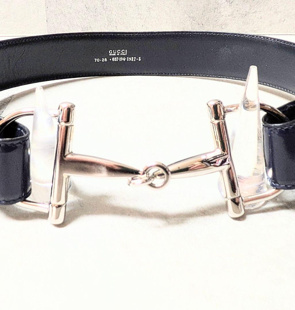 GUCCI Tom Ford期 ジャイアントホースビット ベルト エナメル
