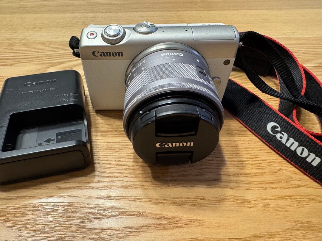Canon ミラーレス一眼カメラ EOS M100 EF-M15-45 ホワイト
