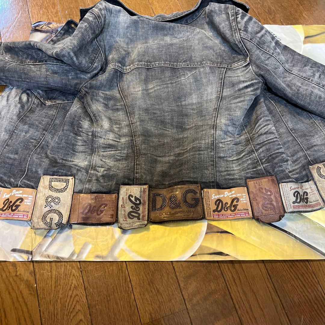 D&G ダークグレー デニムジャケット　激レア