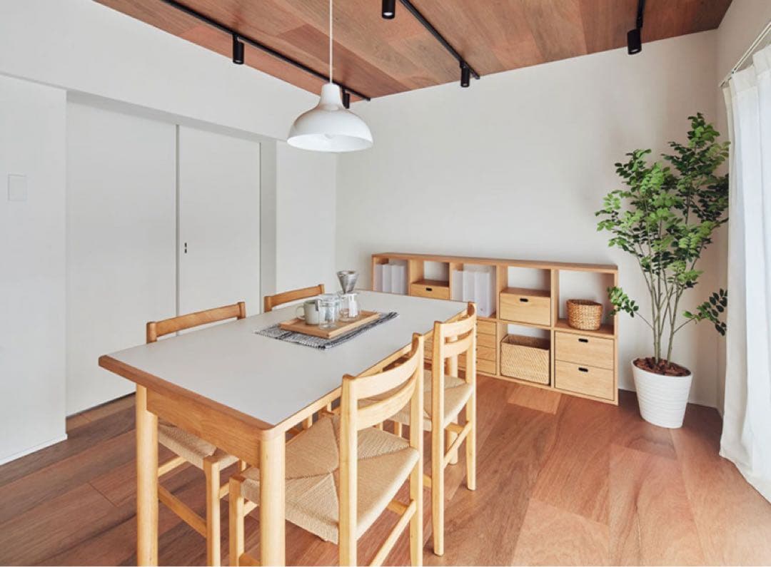 ⭐️超美品⭐️チェスト３個付き⭐️無印⭐️スタッキングシェルフ⭐️３段×２列・オーク材