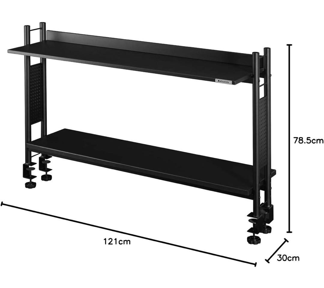 Bauhutte バウヒュッテ　デスクラック2 BHS-1200HN-BK