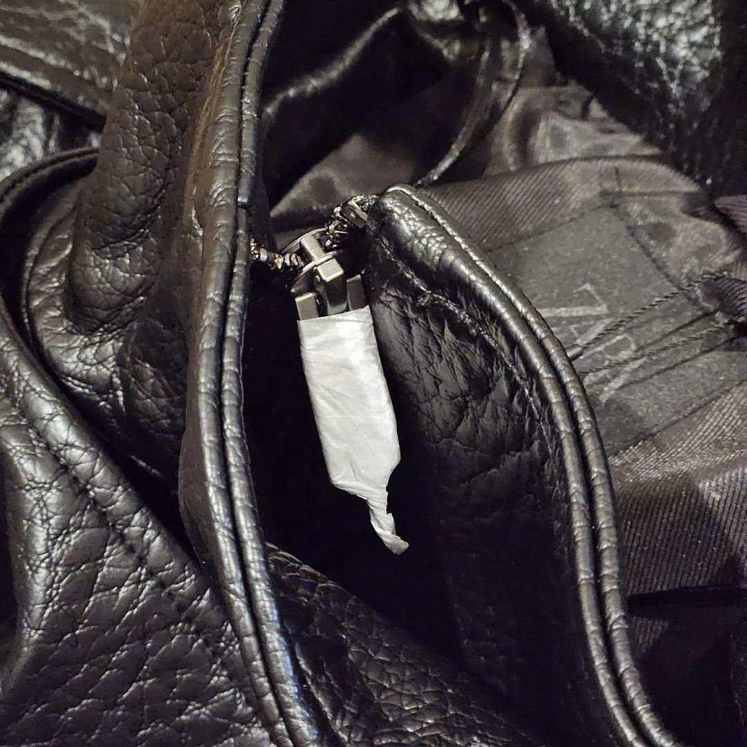 タグ付き新品♡　ZARA　フェイクレザージャケット Lサイズ ブラック　ザラ