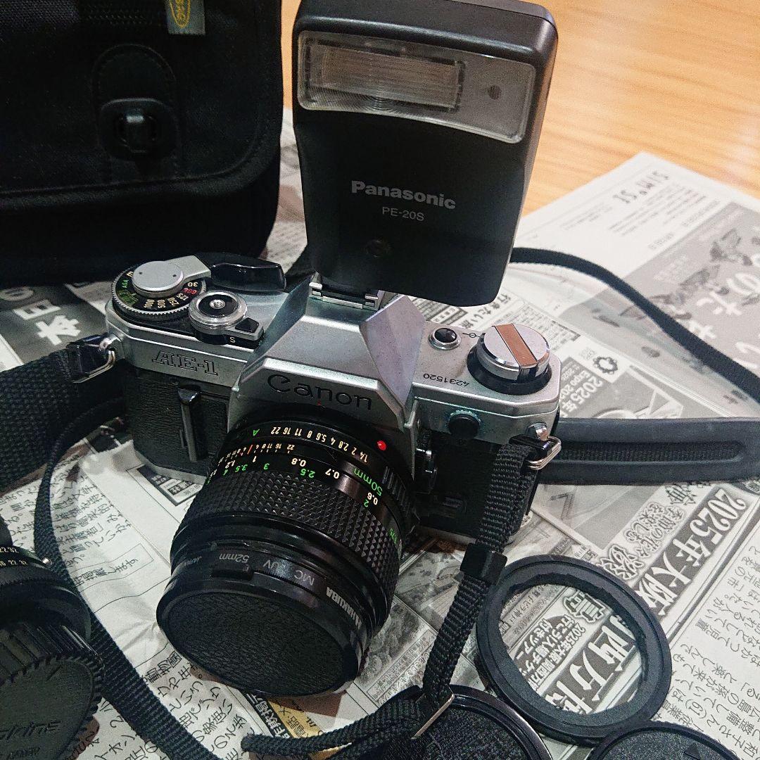 一眼レフカメラ　レトロ　バック　まとめ売り　ジャンク品　キャノン　AE-1