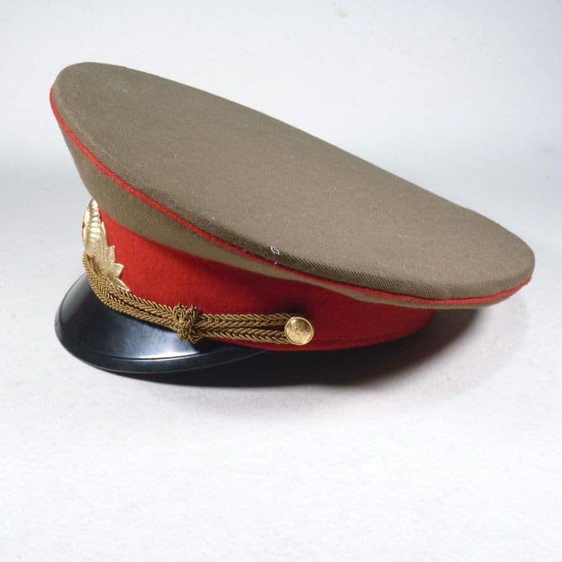 マニア向け　ロシア　旧ソ連軍　軍帽　ミリタリー　カーキ　56cm