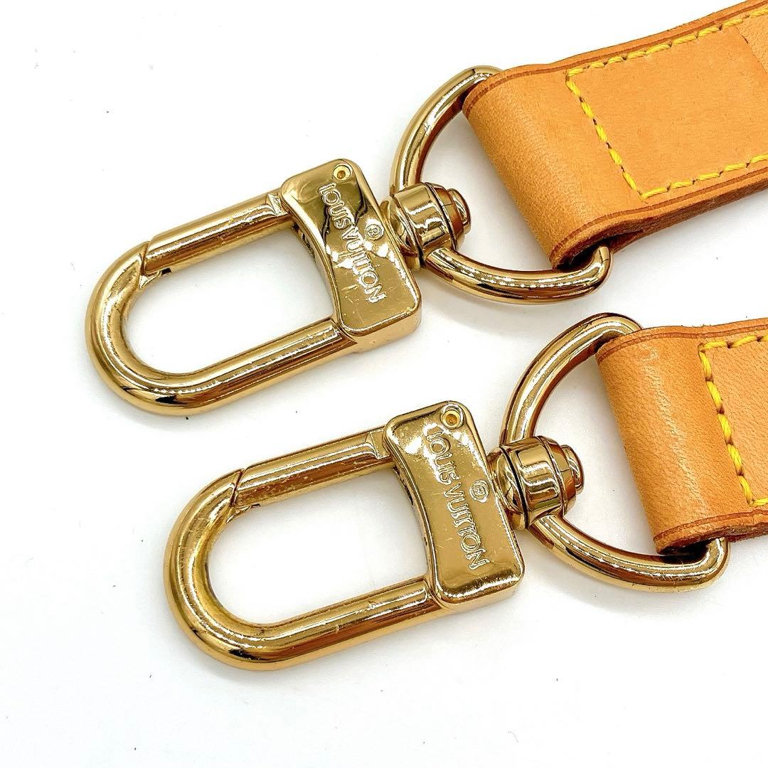 美品【LOUIS VUITTON】キーポル用　ショルダーストラップ　ヌメ革