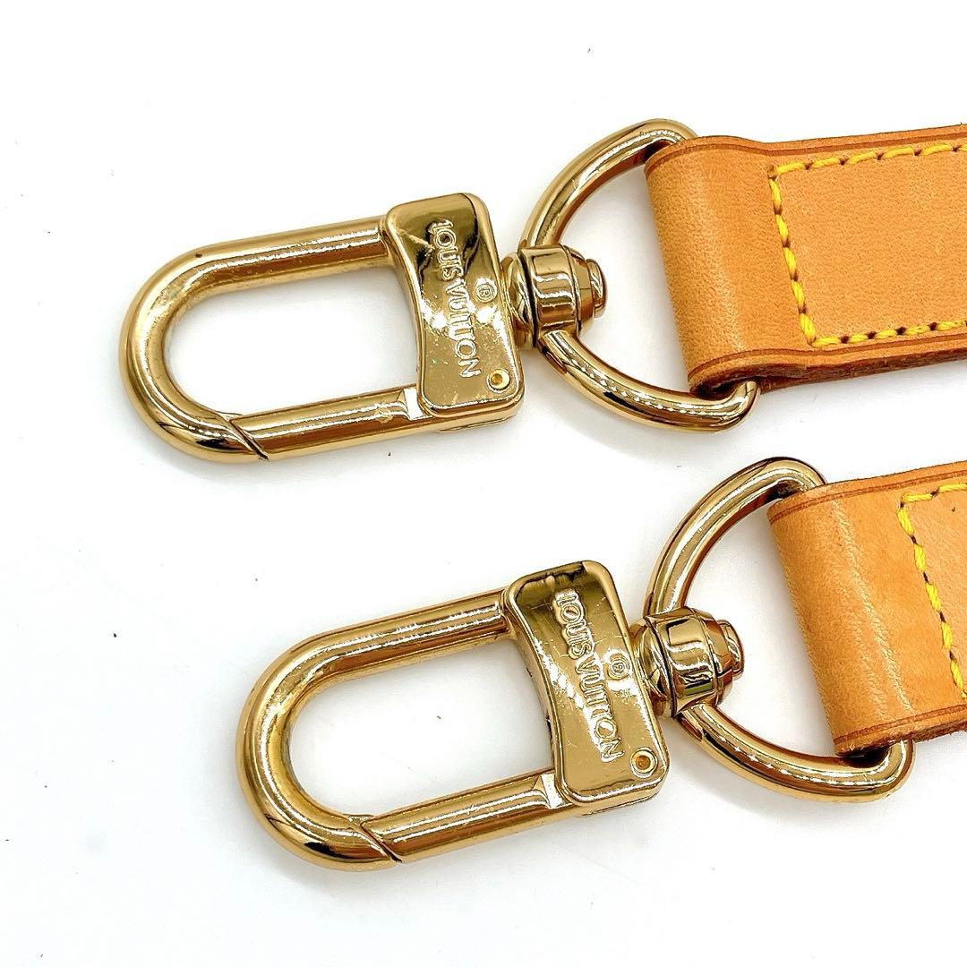 美品【LOUIS VUITTON】キーポル用　ショルダーストラップ　ヌメ革