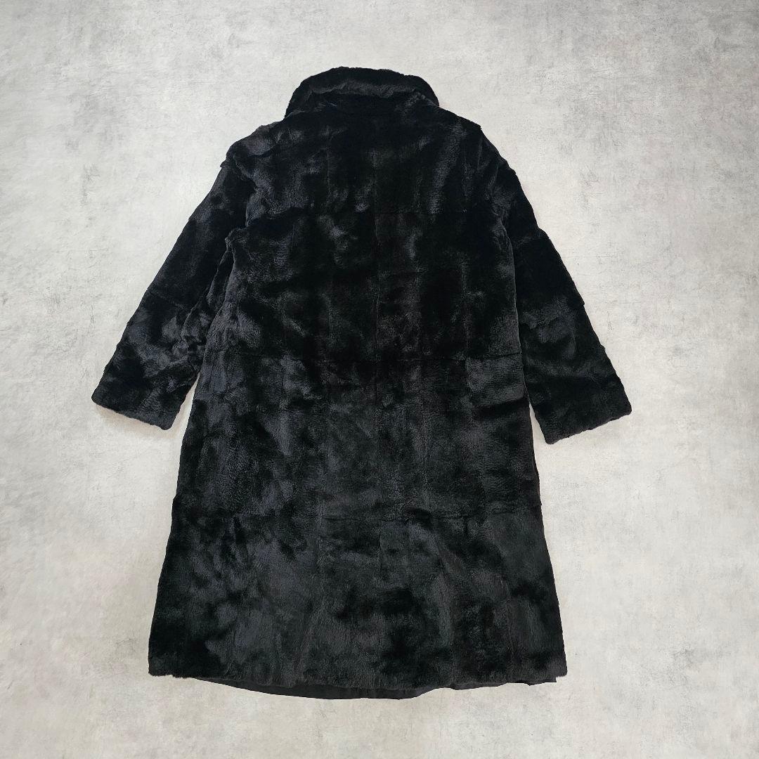 ロングファーコート 毛皮 シルク ウィーゼル リバーシブル KBfur 高級