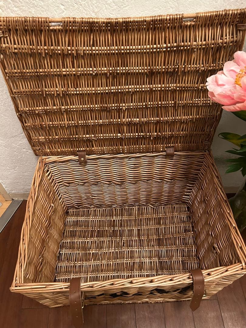 F&M フォートナム＆メイソン カゴ バスケット ラージサイズ　ハンパー