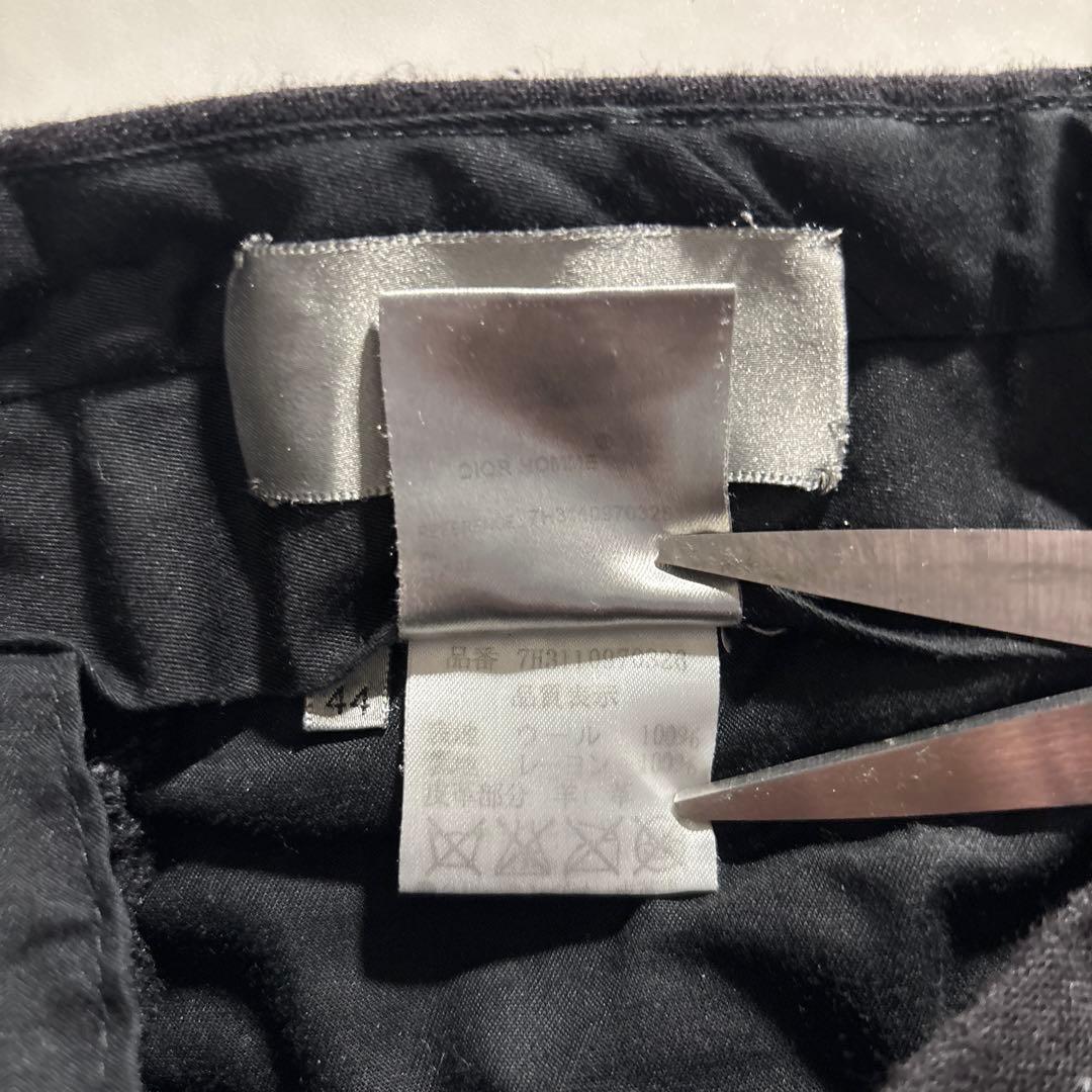 07AW Dior HOMME エディ期 レザー切替 スラックス アーカイブ