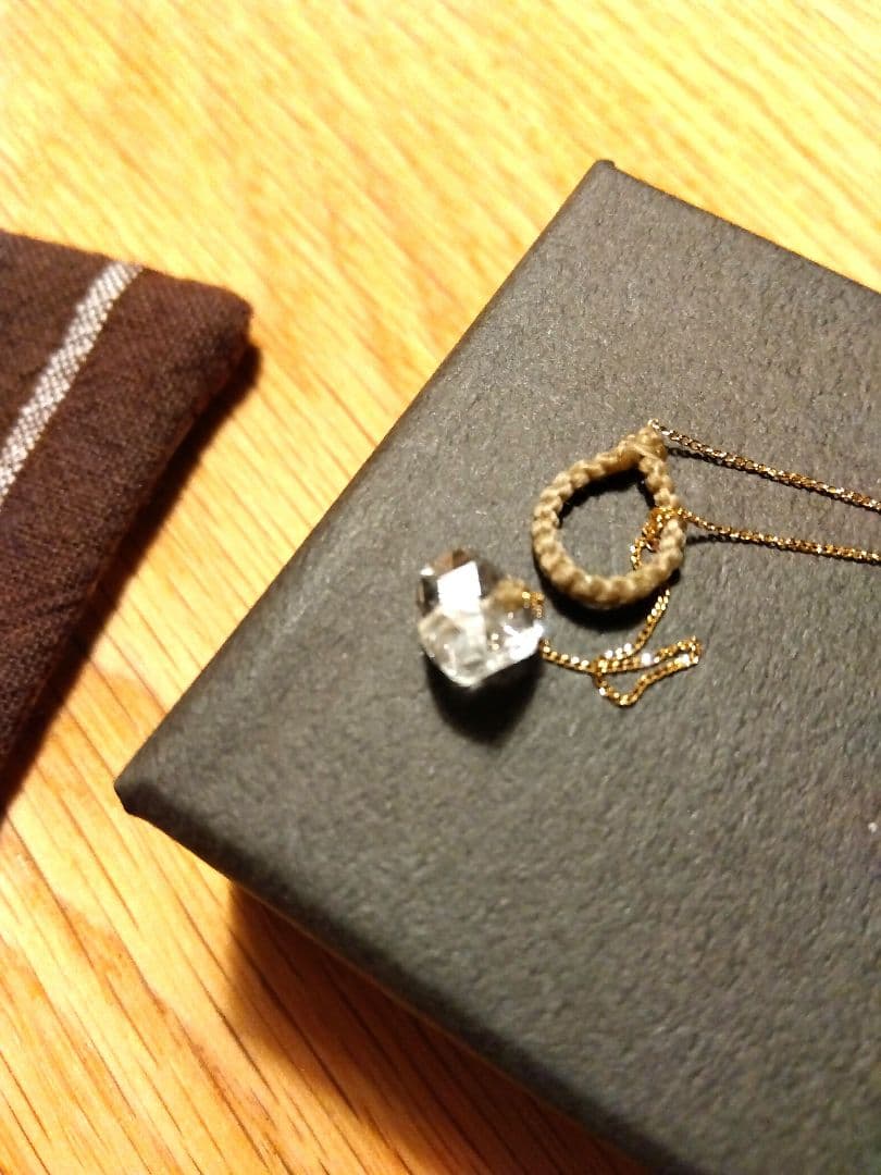 yasuhideono　18Kガーネットネックレス　ヤスヒデオノ　天然石