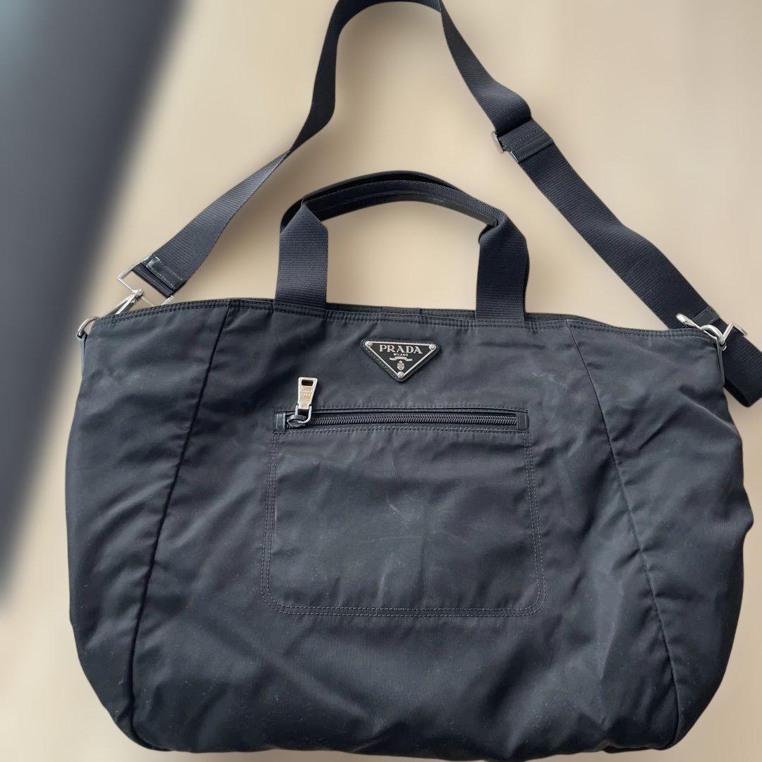 PRADA ボストンバッグ ブラック ナイロン