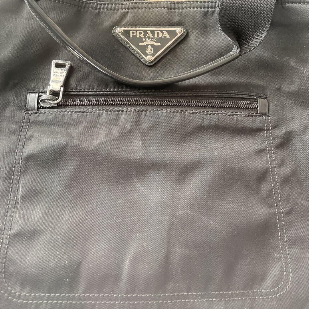PRADA ボストンバッグ ブラック ナイロン