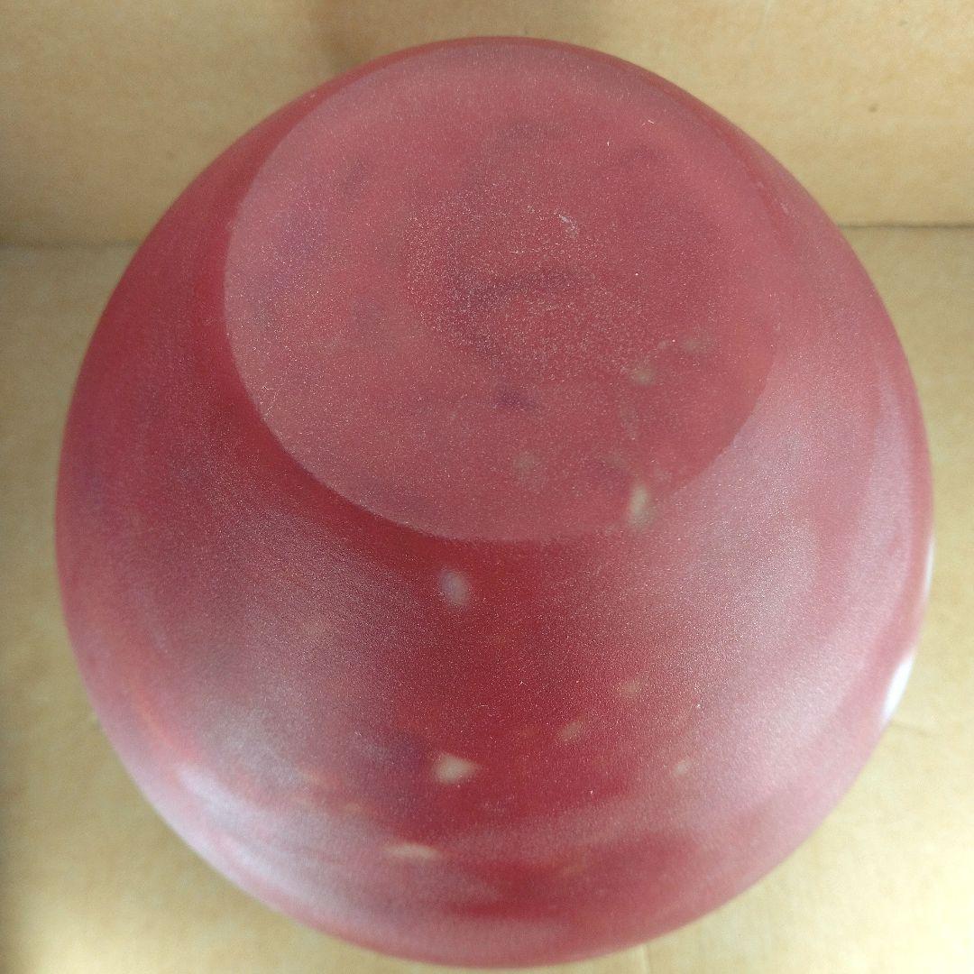 【本物保証】藤田喬平 手吹 花瓶 共箱 栞 美品 高さ22㎝大きめ