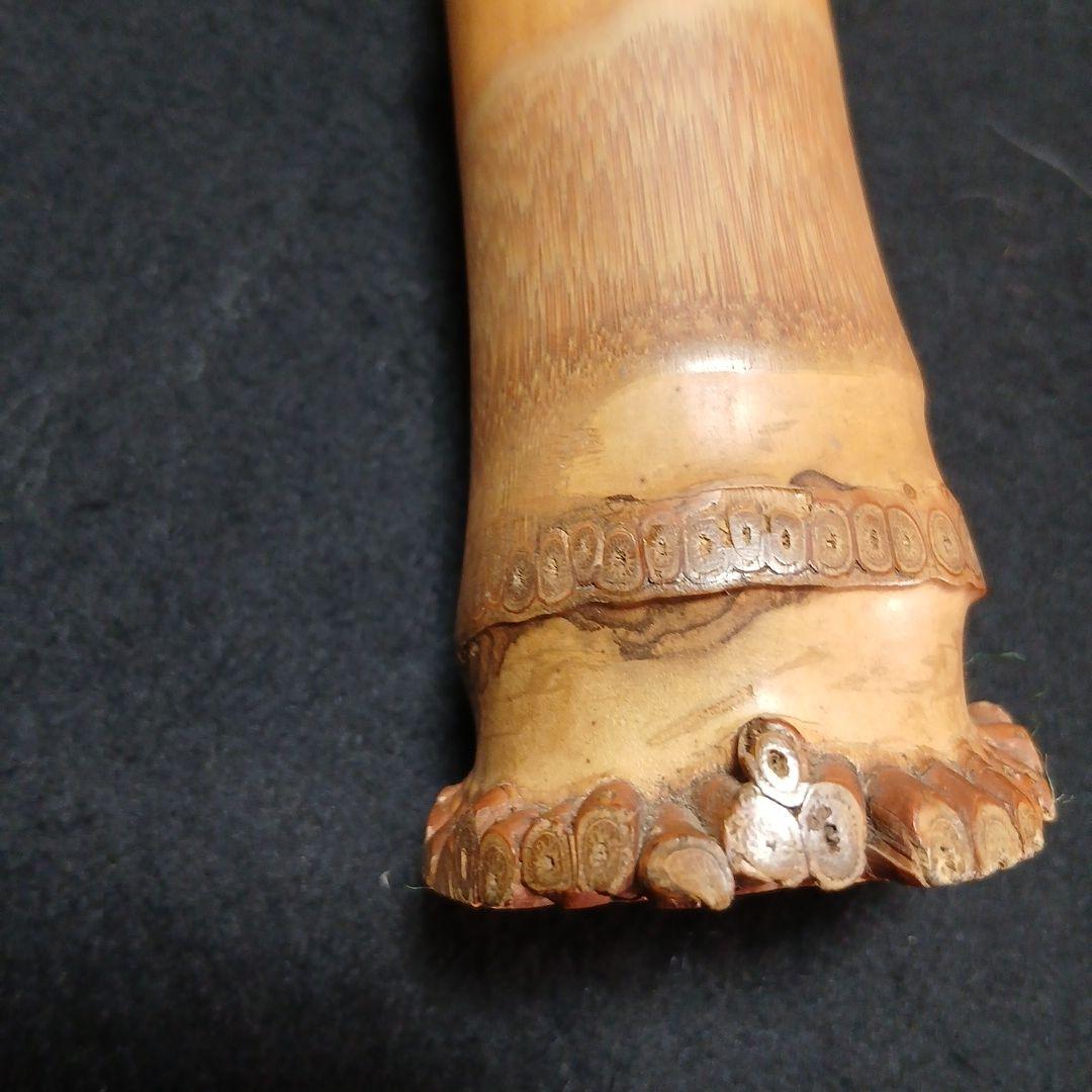 た*ん様 和楽器　尺八　本体 銘有　竹製 5穴　縦笛　和楽