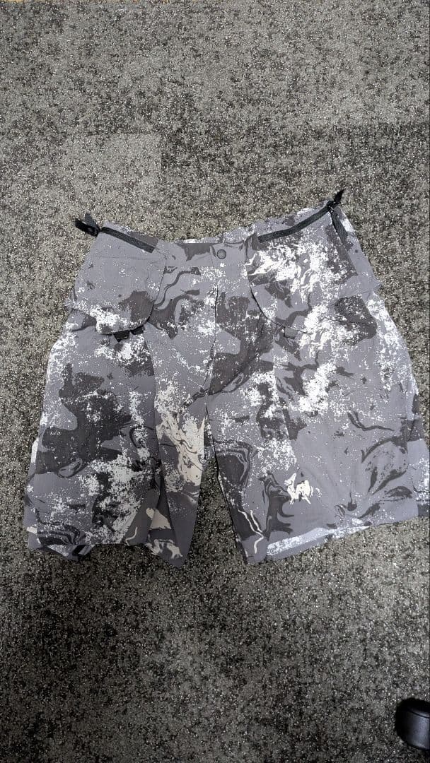 alphenix 迷彩ショートパンツ グレー