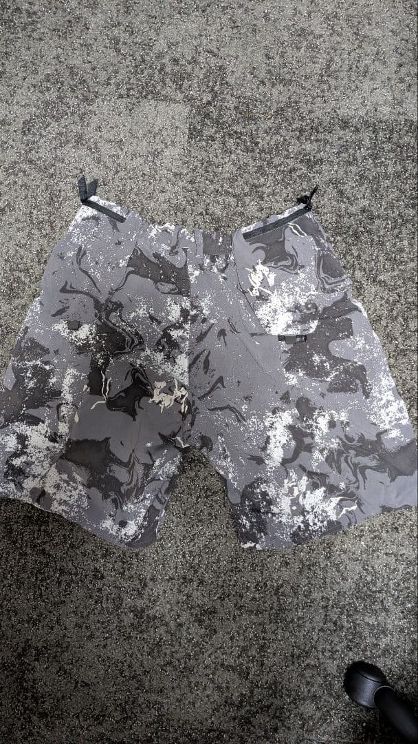 alphenix 迷彩ショートパンツ グレー