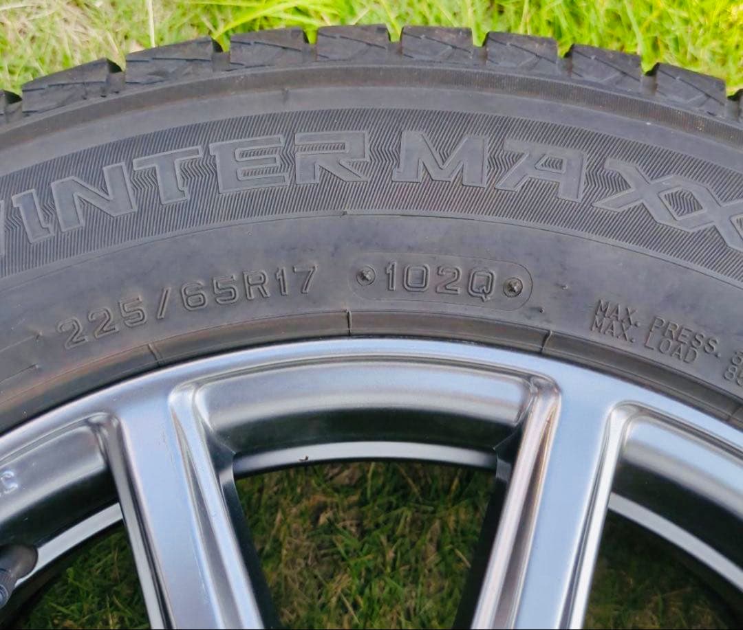 CX-5用 スタッドレス4本セット ホイール付 225/65R17 溝多め