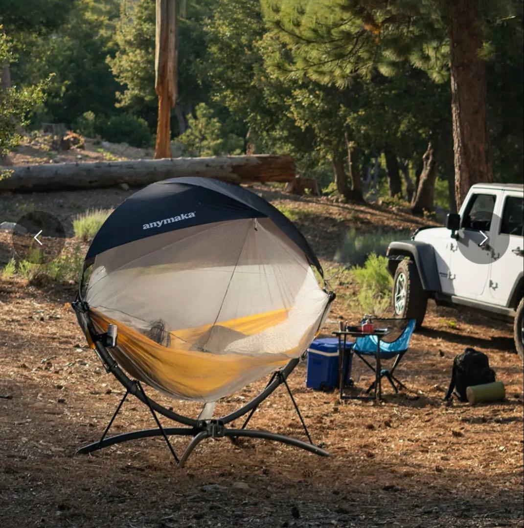 新品‼️Anymaka フルセット強化版✨ブルー+イエロー　ハンモック2個