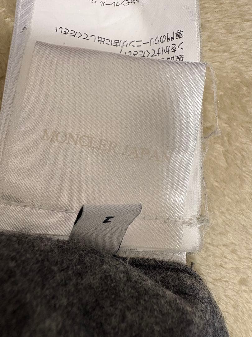 国内正規品 モンクレール ロゴ ウール シャツ　迷彩　トップス