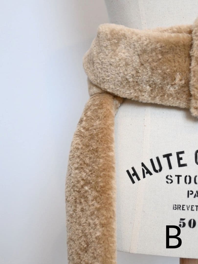 .*様 新品未使用【CHIEKO+】fur tail belt/エコファーロング