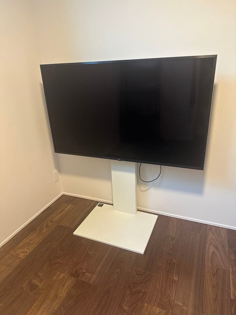 【パジェモ】LGテレビ 55型ホワイトスタンド