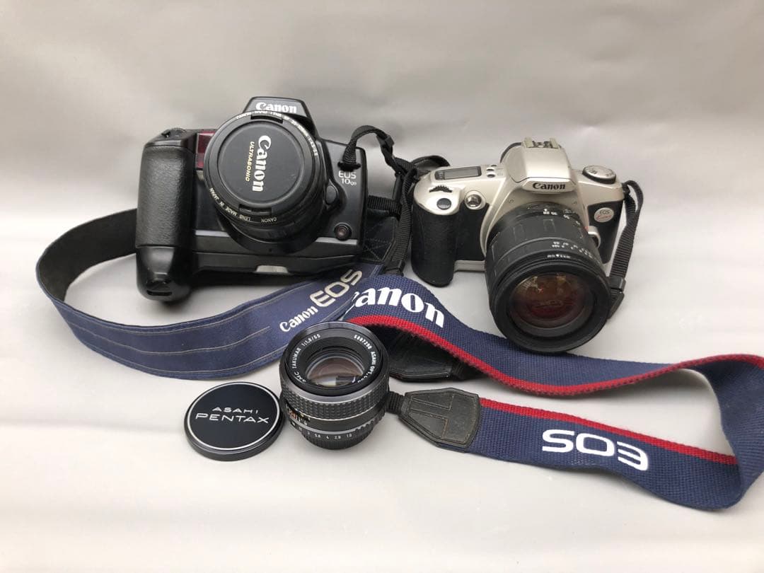 フィルムカメラ Canon EOS10 QD& Canon EOS KISS (I52)