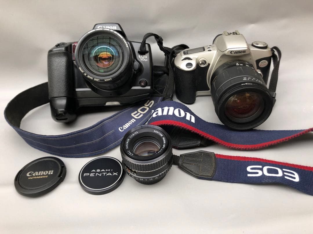 フィルムカメラ Canon EOS10 QD& Canon EOS KISS (I52)