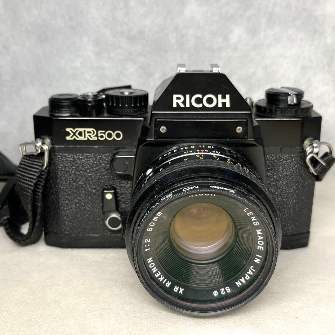 【動作未確認】RICHO一眼レフフィルムカメラ PENTAXレンズセット