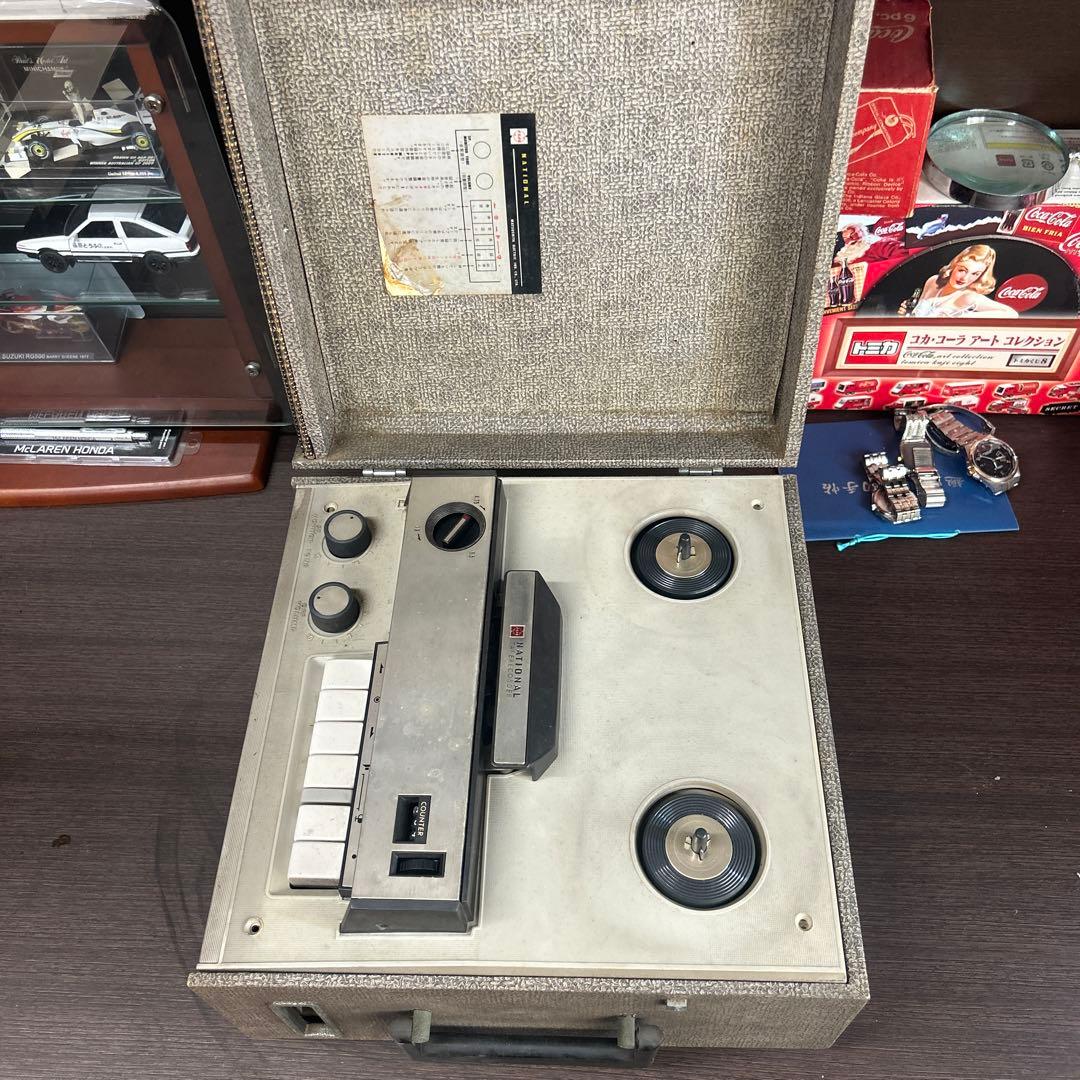 昭和家電　ナショナル　テープレコーダー