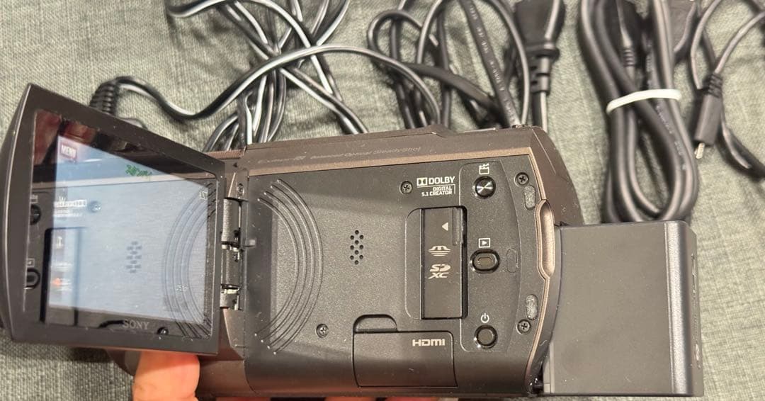 【美品】SONY 4Kビデオカメラ FDR-AX45（ブラウン）