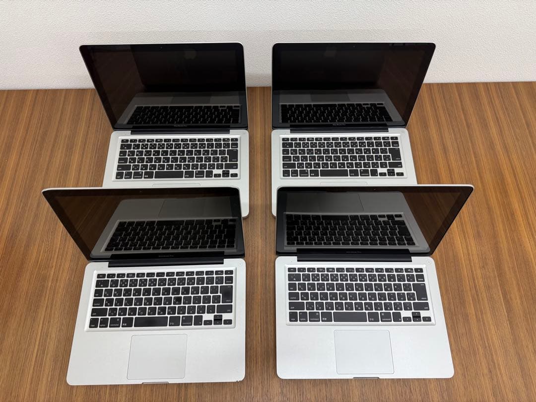 【ジャンク】MacBook Pro A1278 4台セット 部品取り 充電器付き