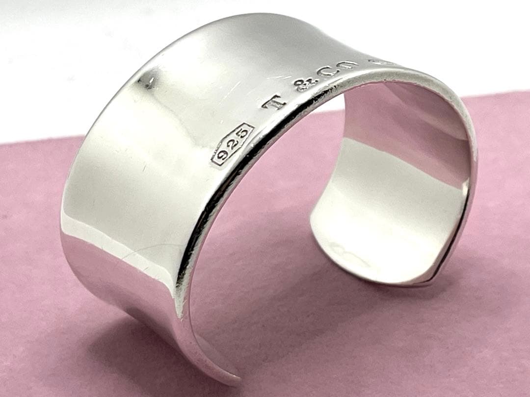 h237 ティファニー　1837 ワイド　カフ　バングル　シルバー　925