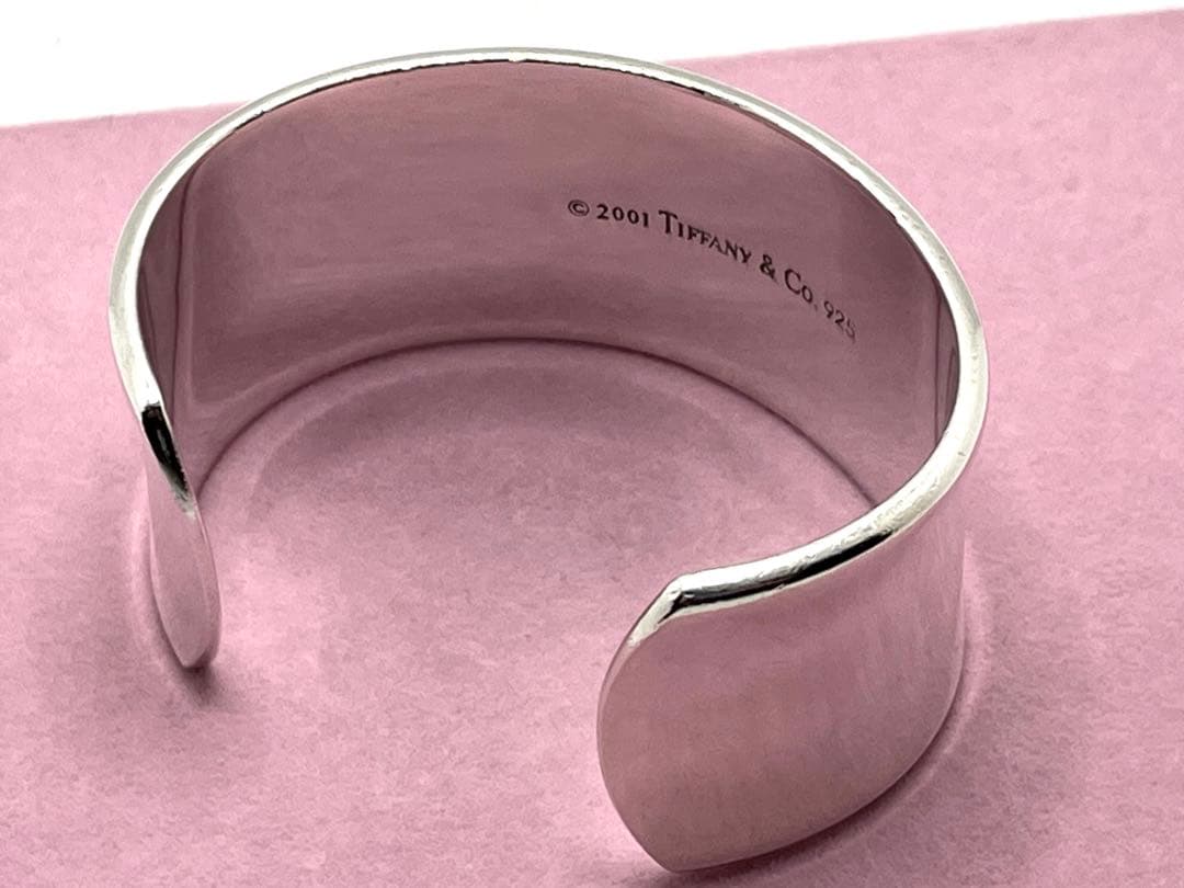 h237 ティファニー　1837 ワイド　カフ　バングル　シルバー　925