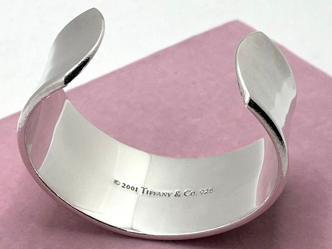 h237 ティファニー　1837 ワイド　カフ　バングル　シルバー　925