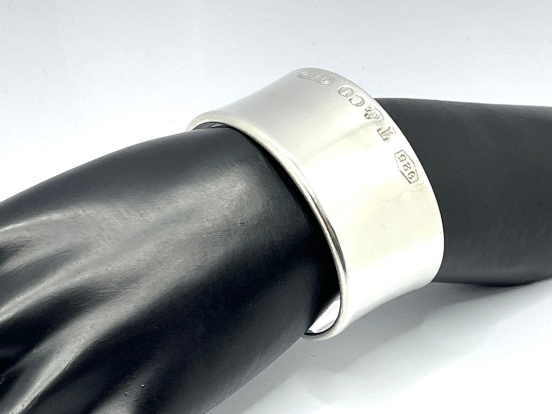 h237 ティファニー　1837 ワイド　カフ　バングル　シルバー　925