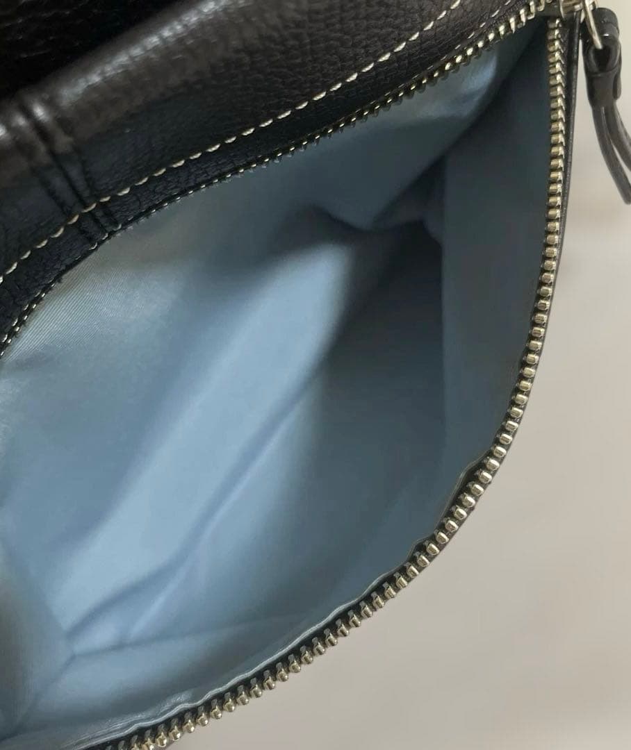 【coach】ショルダーバック　肩がけバック レザーバック　wayバック　黒