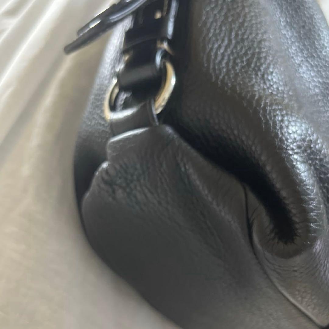 【coach】ショルダーバック　肩がけバック レザーバック　wayバック　黒