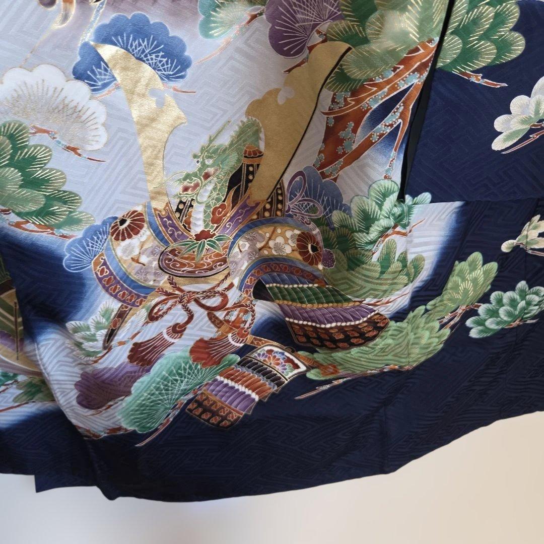 ゆきお　　No31　正絹　男の子お祝い着物　長襦袢付き　産着