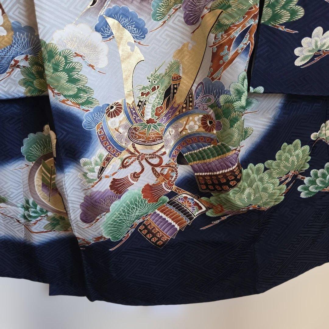 ゆきお　　No31　正絹　男の子お祝い着物　長襦袢付き　産着