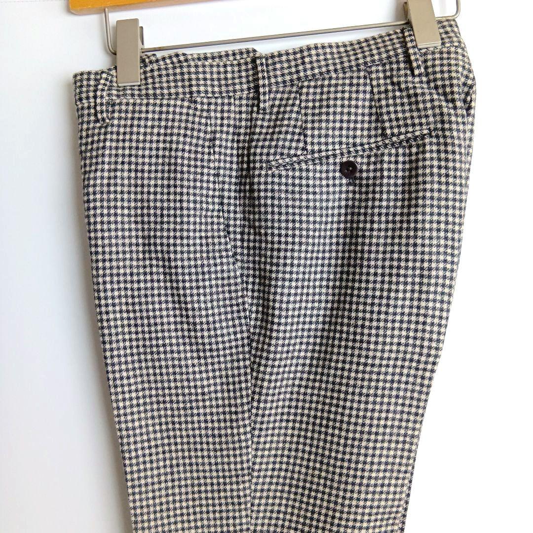 INCOTEX インコテックス スラックス グレーチェック 44 イタリア製