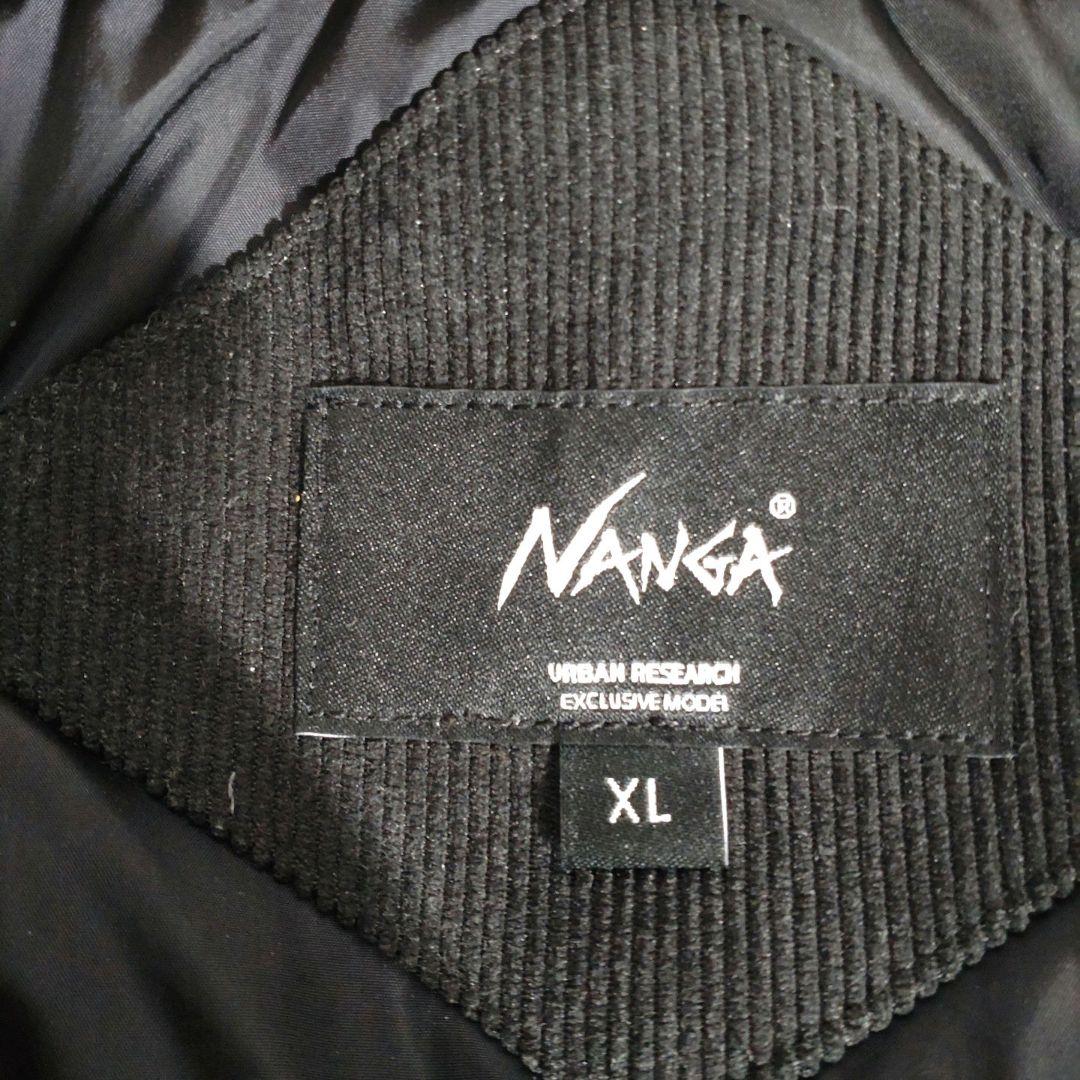 美品　ナンガ　XL　ダウンジャケット　グレー