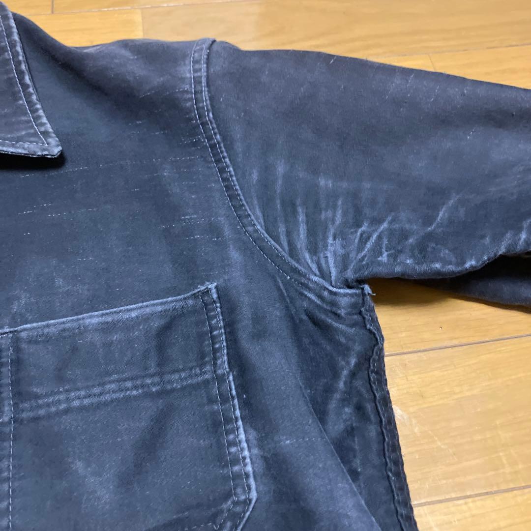 1950年代 ブラックモールスキン カバーオール